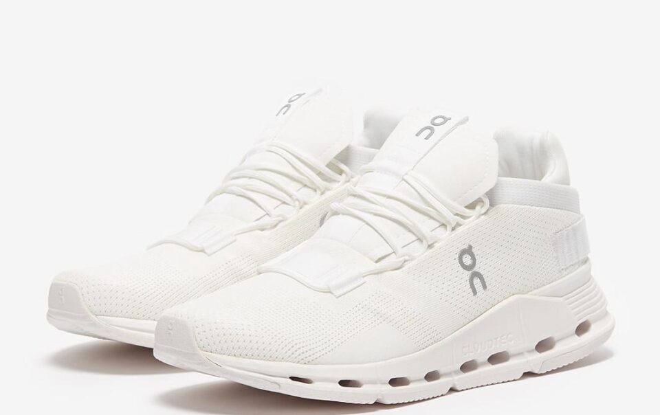 On cloud shoes